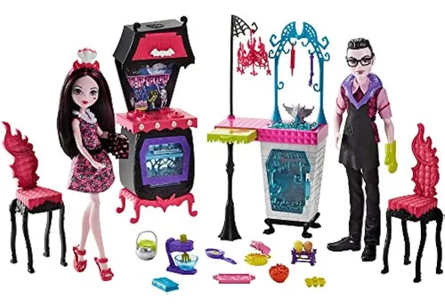 Monster High Monster Family Vampiro Juego De Cocina Y 2 Mu e