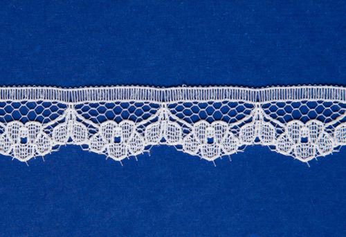 Imagen 3 de 6 de Puntilla Mercería Nylon Art 668 De 12mm X 20 Metros