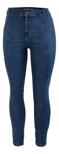 Jeans Casual Lee Skinny Cintura Alta De Mujer S41