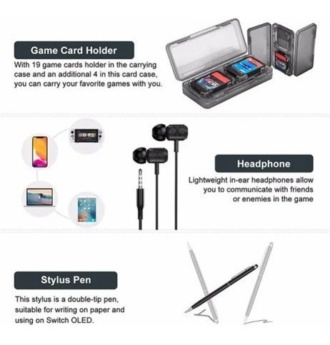 Imagen 6 de 7 de Kit De Accesorios Para Carcasa Oled De Nintendo Switch.