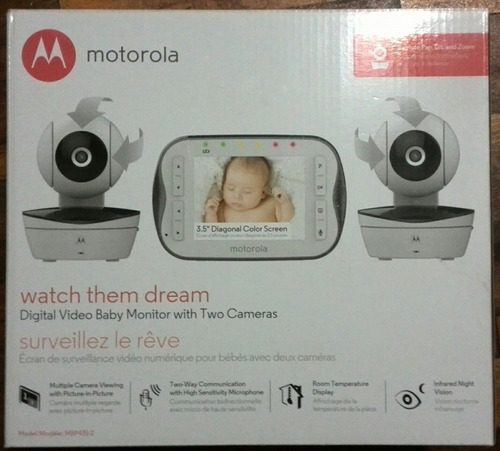 Monitor De Vigilancia Para Bebes Motorola Con 2 Cámaras