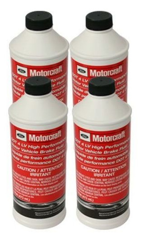 Imagen 2 de 7 de Liga De Frenos Motorcraft Dot 4lv/ 1pint