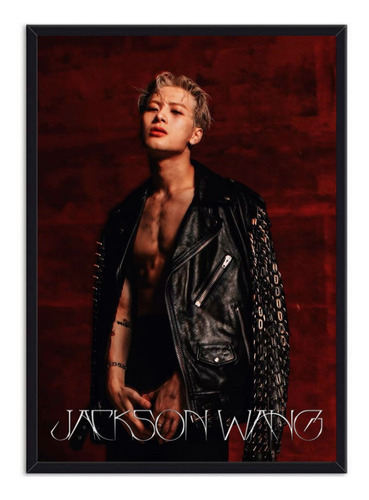 Cuadro Decorativo Póster Enmarcado Jackson Wang 