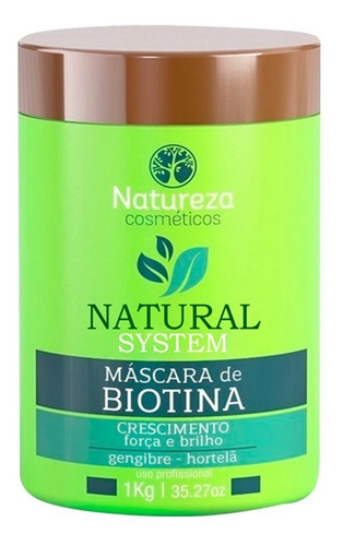 Mascara De Biotina 1000g - Natureza Cosmeticos