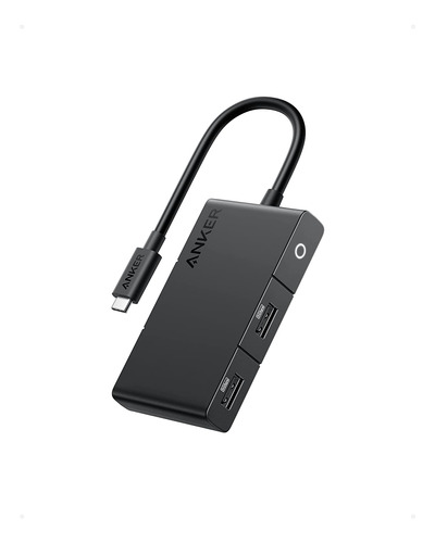 Hub Usb C, Concentrador Usb-c 332, 5 En 1, Hdmi 4k, Negro