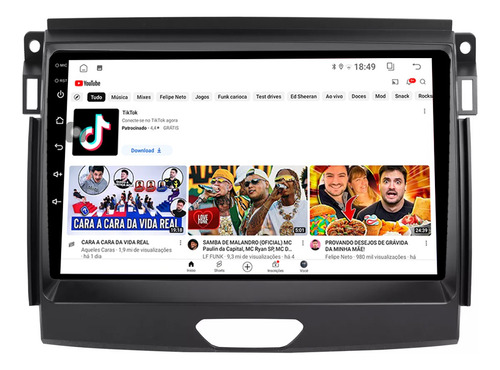 Multimidia Ranger 16/21 9p Adak Octa Android Carplay 4/64gb