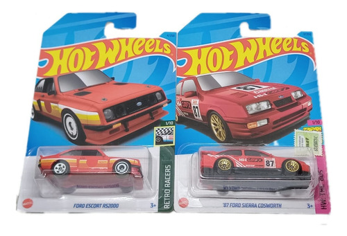 Ford Sierra Coswoert Y Escort Rs2000 Hot Wheels Combo X2