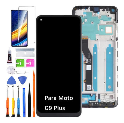 Pantalla Lcd Para Moto G9 Plus Xt2087 Con Marco Original