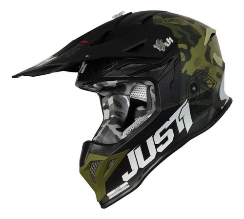 Casco Moto Just1 J39 Kinetic Camo Motocross Enduro Just 1 ®