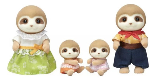 Sylvanian Families Fam. Perezosos. Ternurines,calico Critter