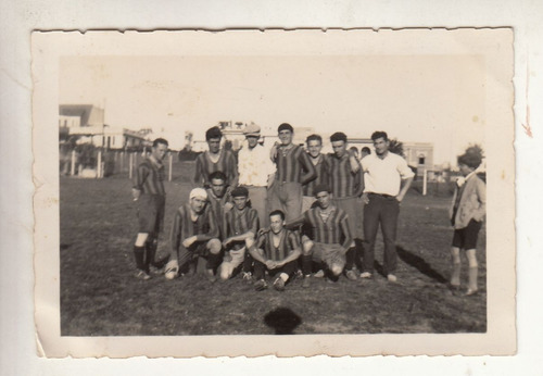 1935 Futbol Amateur Fotografia Del Club Obras Municipales