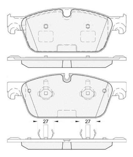 Pastilla De Freno Mercedes Benz Gl-class 350 - 400 - 450 - 5