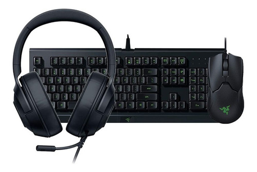 Combo Razer Power Up Teclado Mouse Auricular Cynosa Viper Kr