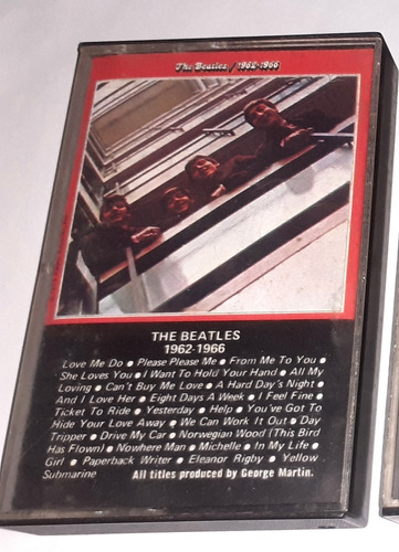 The Beatles 1962-1966 (album Rojo) Cassette Importado De Usa
