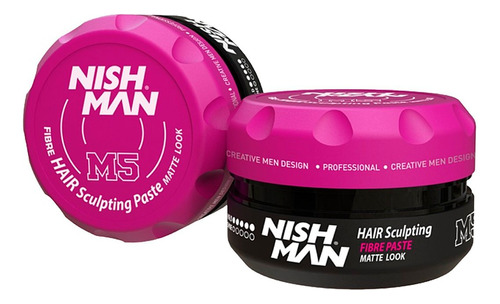 Nishman Hair Sculpting M5 Fiber Matte 100ml Crema De Peinar