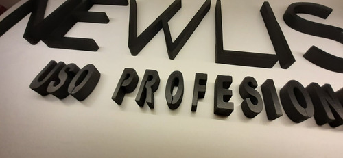 Imagen 6 de 10 de Letras 50 Cm Corporeas Polyfan Comerciales Tunombre Logos