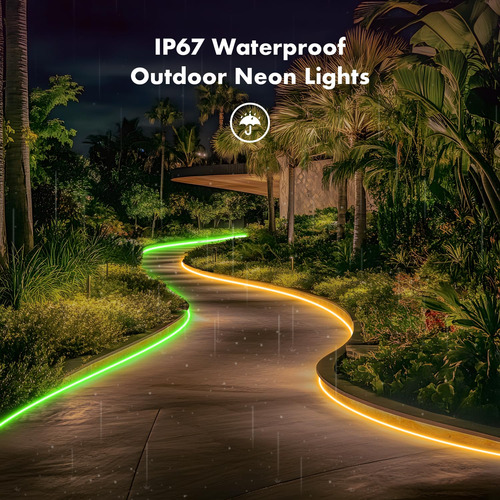 Luces Led Neón Rgb Jiamei 6,1m Control App Y Remoto