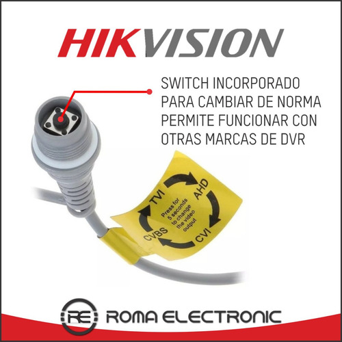 Camara Seguridad Hikvision 1080p Dual Light Audio 2mp Color