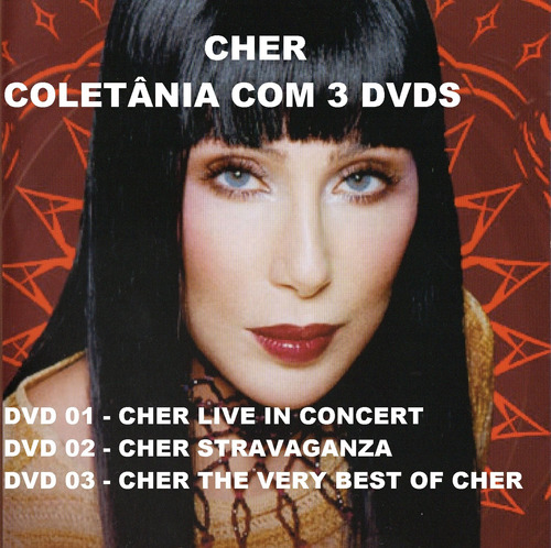 Cher Coletânia De 3 Dvds