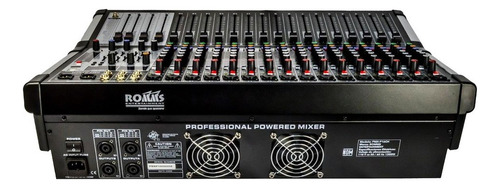 Mezcladora Amplificada 16 Canales 500w X 2 Romms Pmx-p16ch