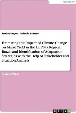 Libro Estimating The Impact Of Climate Change On Maize Yi...