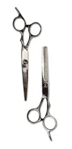 Comprar Kit 2 Tijeras Peluquero Tijera Corte Navaja Pulir 6 Pulgadas - El Mejor Precio Peluquerias Barberia En Tijera En Kaos 11