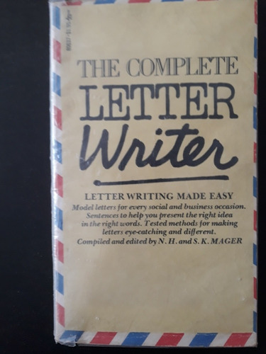 Libro En Inglés The Complete Letter Writer Mager