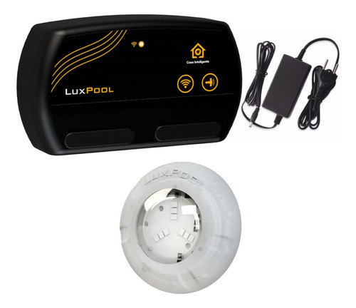 Led Rgb 4w Abs Piscina + Comando Luxpool Wifi Alexa