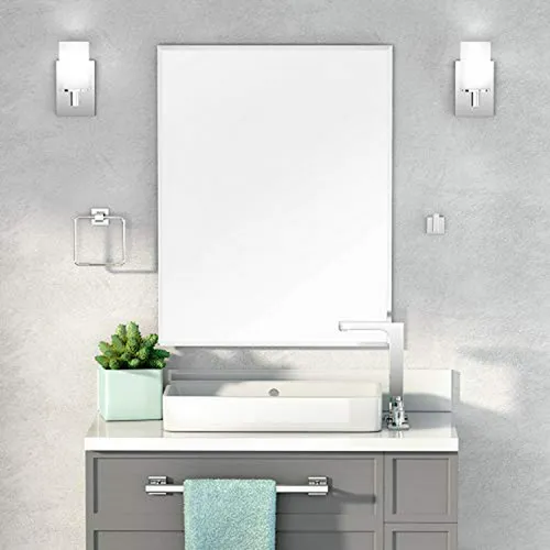 Espejo De Baño Bevelado Gatco - Moderno 24 X 20 Horizontal