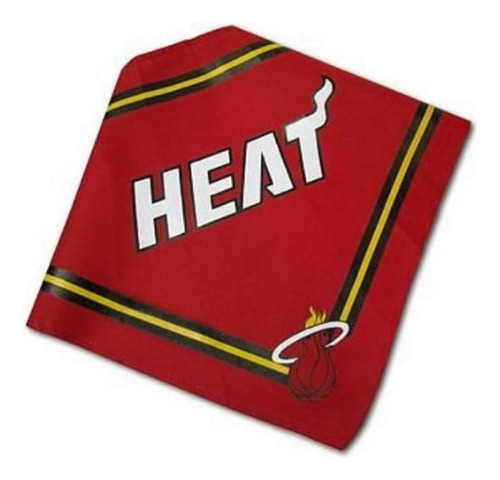 Bandana Perros De Nba Miami Heat, Talla Grande