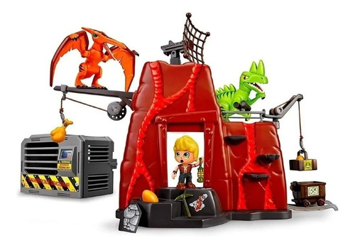 Imagen 4 de 10 de Pinypon Action Figura Rescate Dinosaurios Atacan Campamento