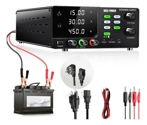 Fuente De Alimentación Regulable Con Almacenamiento15v30a