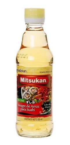 Imagen 1 de 1 de Mitsukan, Vinagre De Arroz Preparado, 355 Ml
