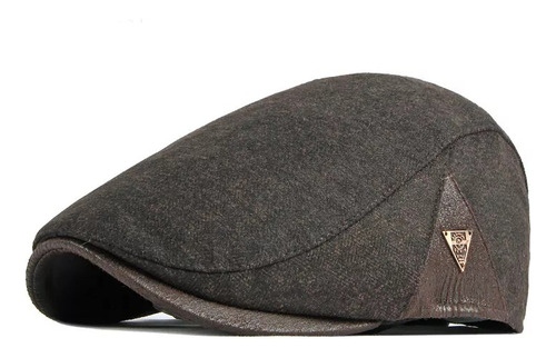 Moda Otoño Boina Sombrero Hombres Retro Newsboy Ivy Flat Cap