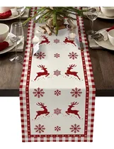 Comprar Para Camino De Mesa Navidad Camino Mesa Navidad Copo De