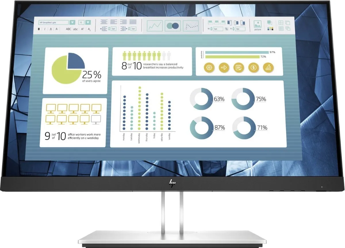 HP EliteDisplay E22 9VH72AA#ABA 21.5 "
