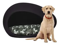 Comprar Casa Cama Para Perros Colchon Almohadon Cucha Eggys Grande Color Negro