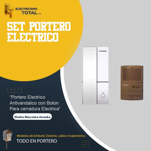 Imagen 2 de 10 de Buzon Cartero Con Poste + Portero Electrico Commax
