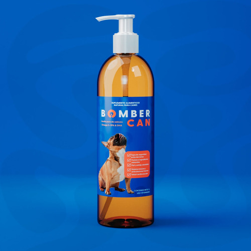 Bomber Can Salmon Oil Aceite De Salmon 1 Lt