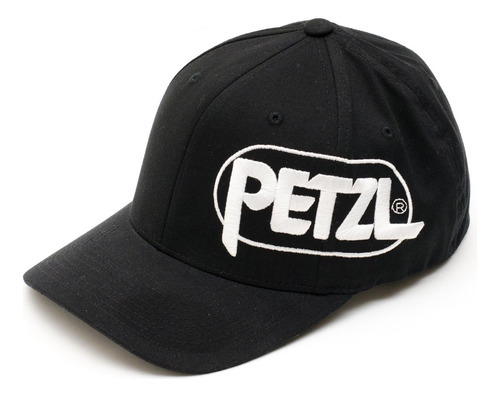 Petzl - Flexfit, Gorra Con Logotipo, Negro, Tamano