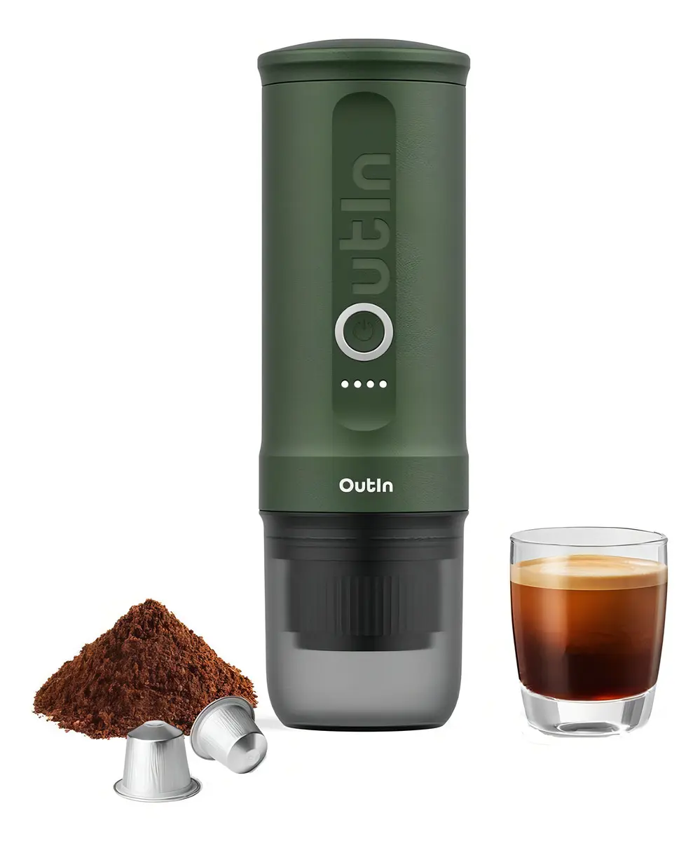 Máquina De Café Portátil Outin Nano - Verde