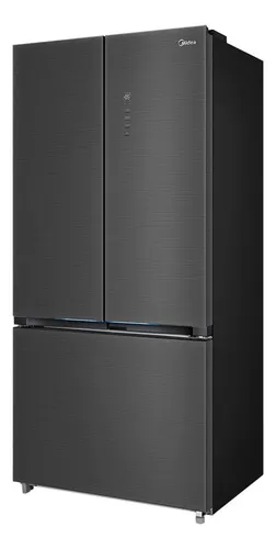 Geladeira Multidoor 672l Spacemaster Cor Black Inox Midea