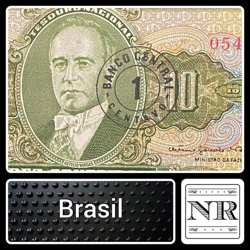 Brasil - 1 Centavo | 10 Cruzeiros - Año 1967 - P #183