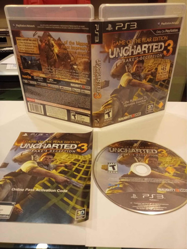 uncharted 3 game of the year edition online pass uncharted 3 game of the year edition online pass