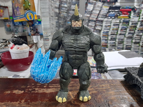 Figura Marvel Rhino Marvel Select, Brazo Custom