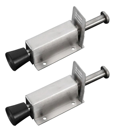 Tope De Puerta Telescópico Con Resorte Y Tornillos 14cm