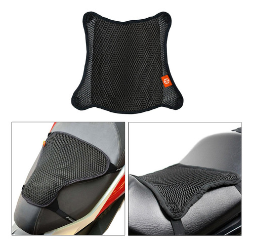 Para Asiento De Motocicleta A Prueba De Sol Fresco Doble