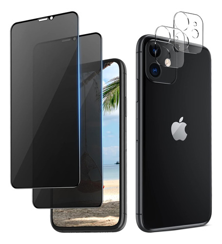 Protector De Pantalla Oribox Privacy Glass Para iPhone 11, 2