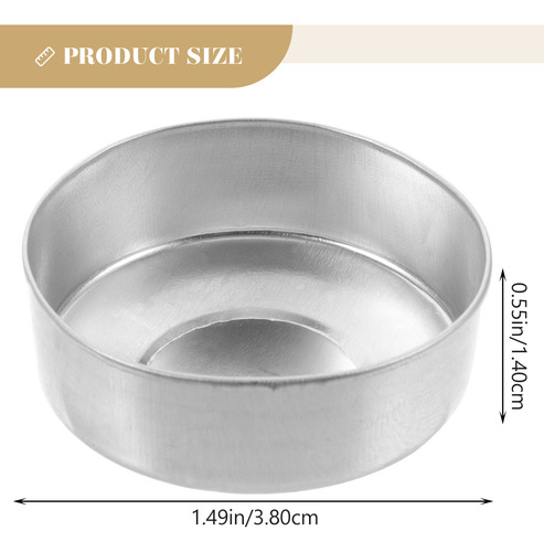 Latas De Aluminio Para Velas De Té, 500 Unidades, Caja Vacía
