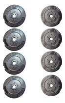 Comprar Set 4 Discos De 5 Kg + 4 Discos De 2,5 Kg Local 30mm Fitness Color Negro
